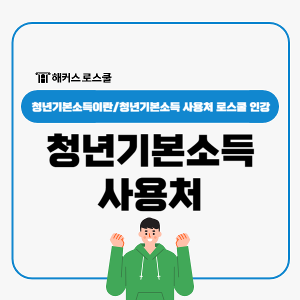  청년기본소득 사용처, 로스쿨 인강(리트 대비)도 들을 수 있다고?