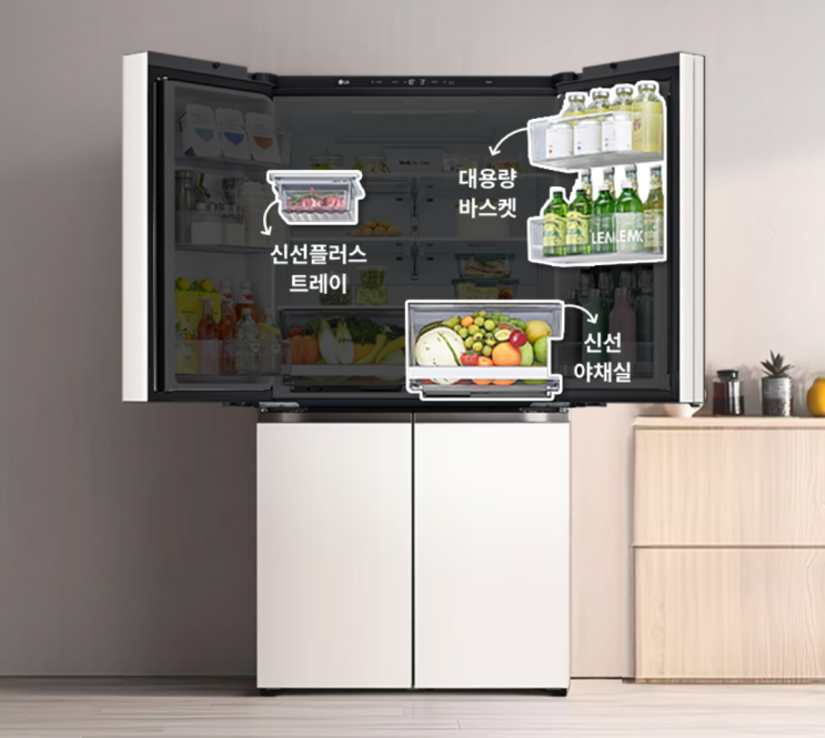  LG냉장고 1등급 매직스페이스 10년 쓸 냉장고 가장 스마트하게 바꾸는 법 T875MEE111