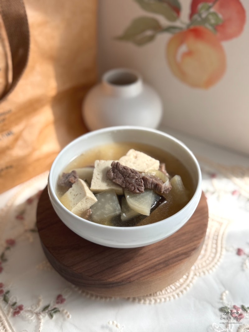 제사 탕국 끓이는 법 맑은 소고기 무국 레시피 추석 명절 음식 국 종류