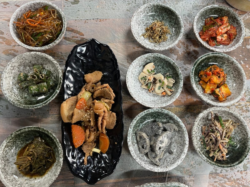 [태안 맛집] 부모님 모시고 가기 좋은 청산수목원 근처 맛집 '연옥당' 연잎밥