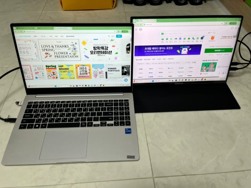 제우스랩 ZEUSLAP P16K 16인치 휴대용 모니터 후기 리뷰
