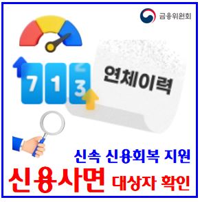  신용사면 대상자 조회 (ft. 25년 9월) : 토스, 연체이력, 기록삭제, 시행, 확인, 평점수자동상승, 대출, 회복지원, 등록, 신청, 확인, 카드발급, 신용평가회사