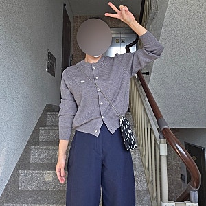 로브로브 가디건 내돈내산 후기 (ft. LOVLOV MY ATTITUDE KNIT CARDIGAN 멜란지 그레이 여자 간절기 카....