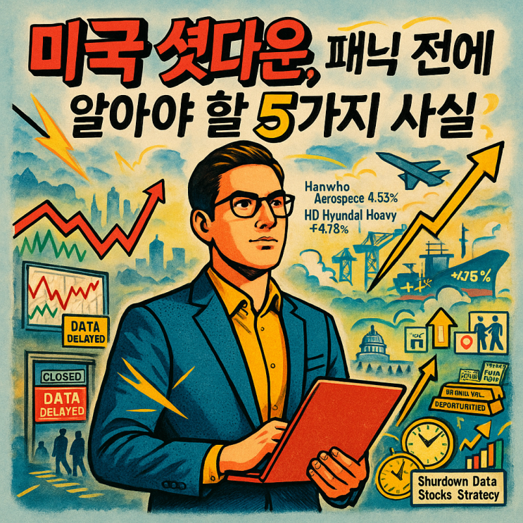 미국 셧다운 (S&P500 전망) 패닉 전에 알면 돈 버는 5가지