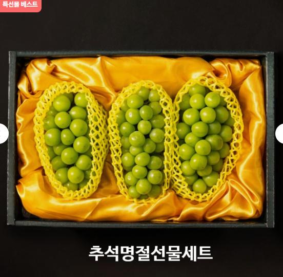  프리미엄 고당도 샤인머스켓 망고포도 추석 명절 선물세트