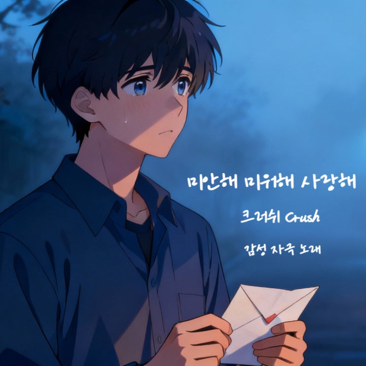  Crush 크러쉬 미안해 미워해 사랑해 가사 해석 발음 의미 - 눈물의 여왕 OST
