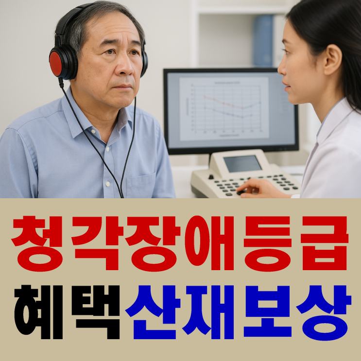  [노무법인태양] 청각장애 등급 혜택 보청기 난청 산재보상 신청방법