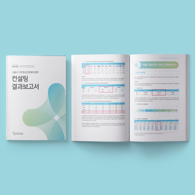  [서울시정신건강복지센터] 2025 운영컨설팅 결과보고서 디자인 & 인쇄