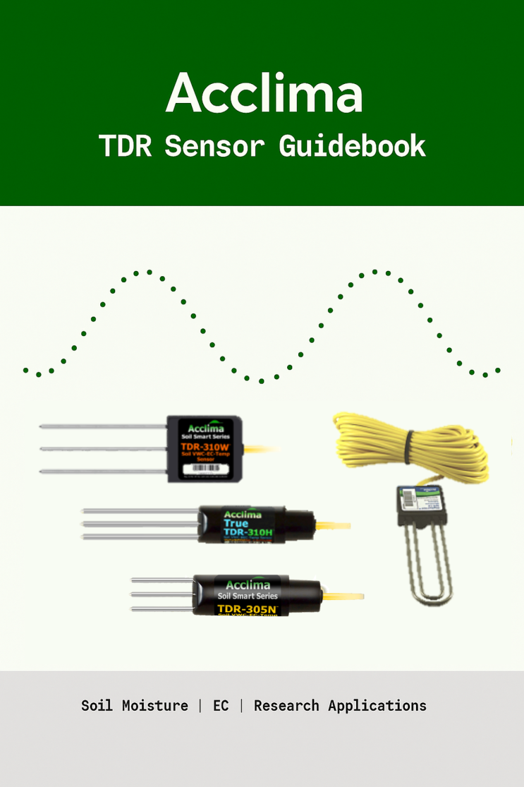  Acclima 디지털 True TDR 토양 수분 프로브 가이드북