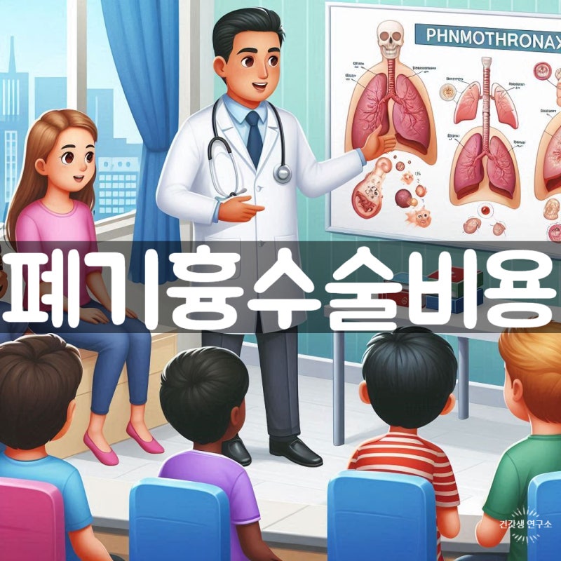 폐기흉수술비용 얼마나 들까? 건강보험 적용 회복기간