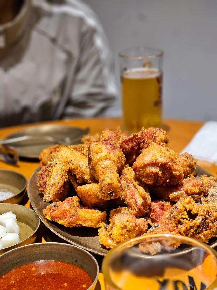  당산역 치킨 맥주 찐맛집 "감계무량 당산본점" 감계 후라이드 치킨, 무량 닭똥집 튀김 후기
