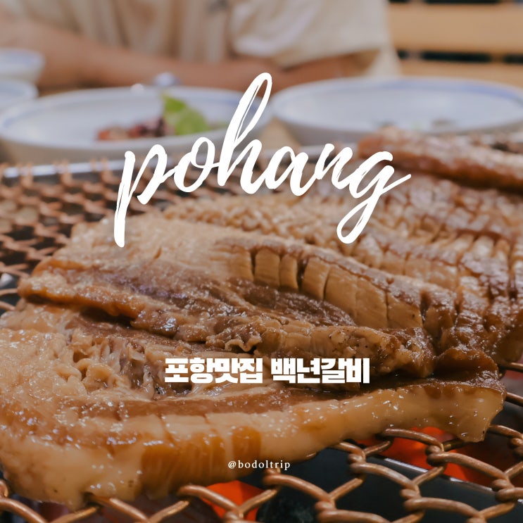  포항 맛집 백년 화로 왕갈비 돼지갈비 내돈내산