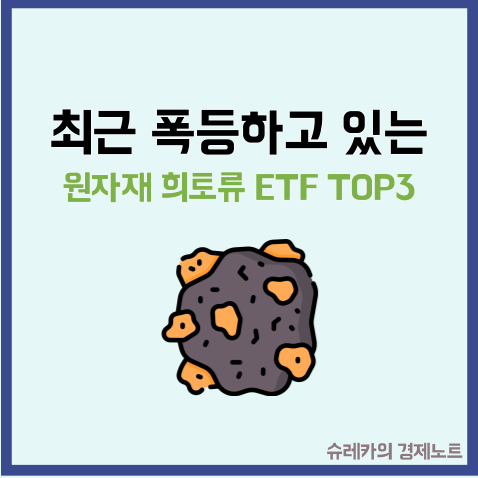  최근 폭등한 원자재 희토류 관련 ETF TOP3