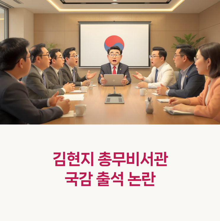 <b>김현지</b> 총무비서관 <b>국감 출석</b> 논란, 실세의 귀환인가 침묵의... 