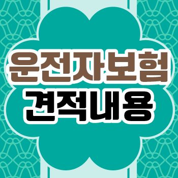  운전자보험피해자보상 받기 전 내용 확실히 알아보세요