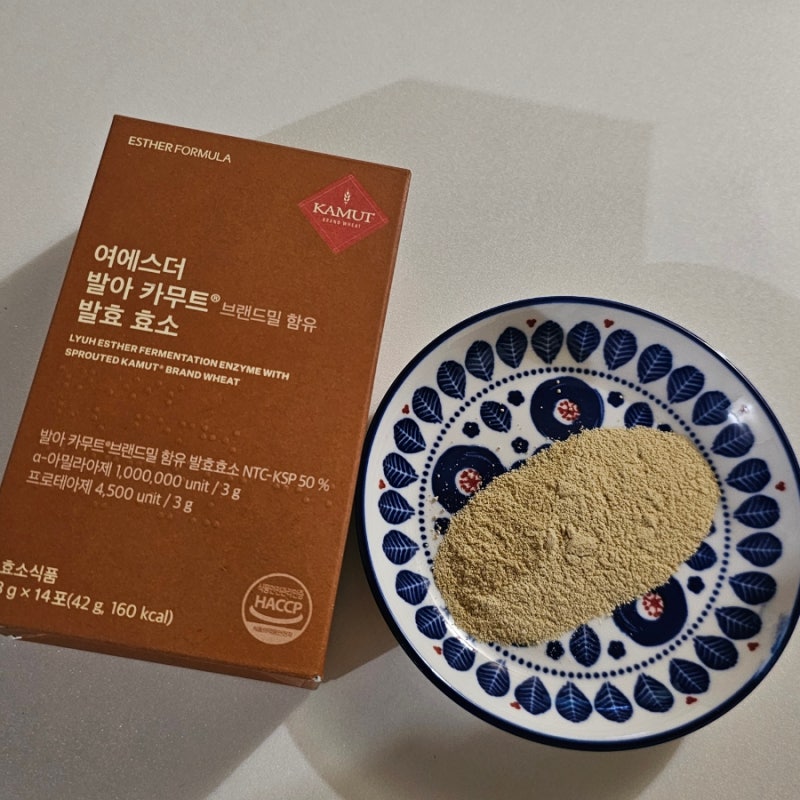 [여에스더 발아카무트 효소] 고소하게 식단관리하며 섭취가능한 발아카무트 효소 추천!