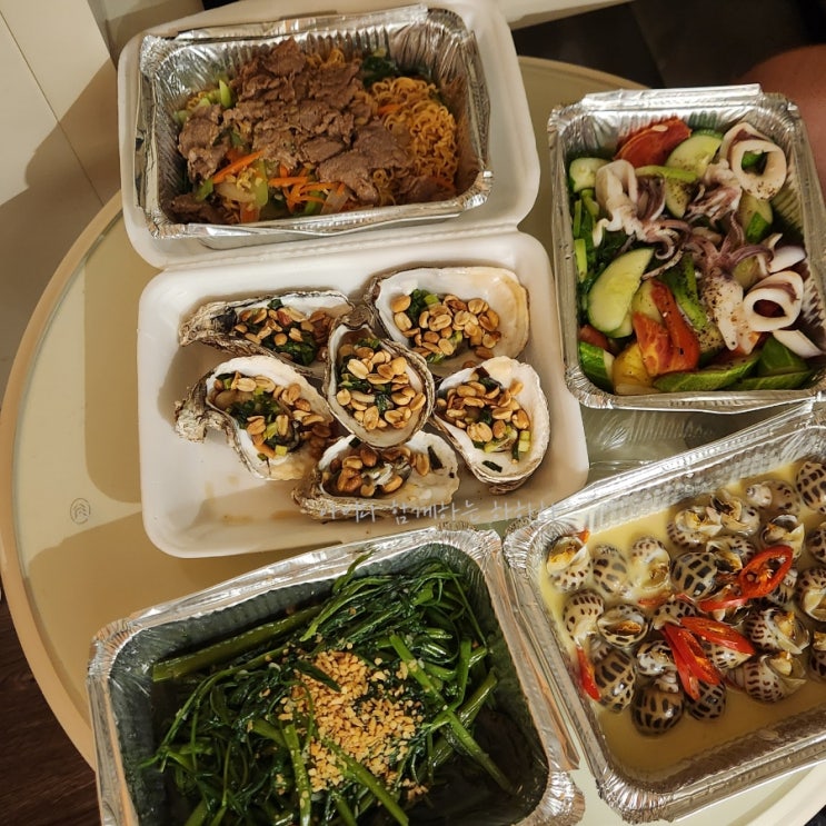  푸꾸옥 배달k 마담칸 해산물 맛집 메뉴 9개 주문 후기