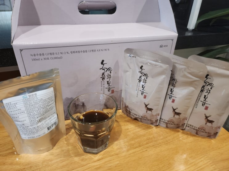  맑은샘생활건강 녹용쌍화보감 감기예방과 기력회복에 좋은 쌍화차