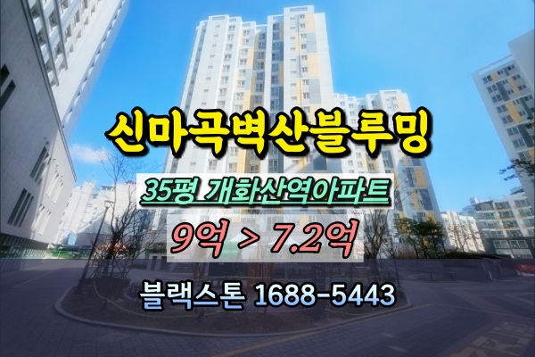  방화동 신마곡벽산블루밍 경매 35평 개화산역아파트