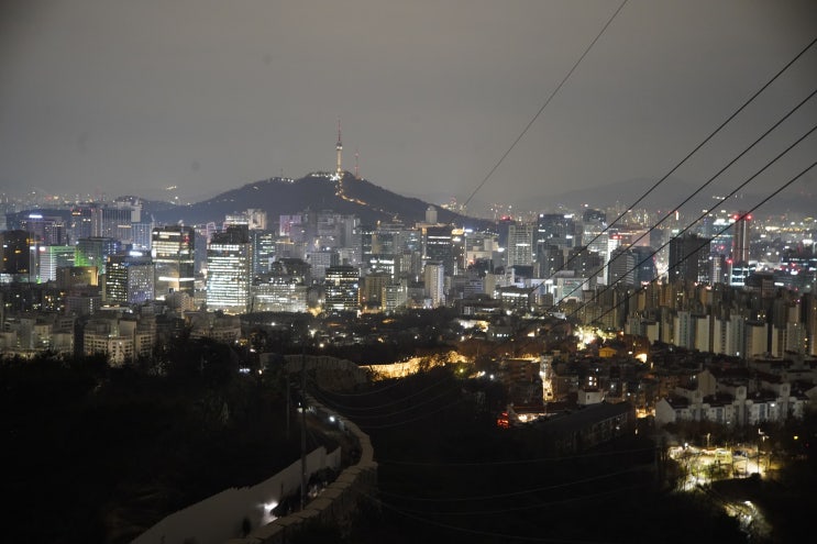  롤라이플렉스 흑백사진_2025년 인왕산 새해 일출을 대신하여