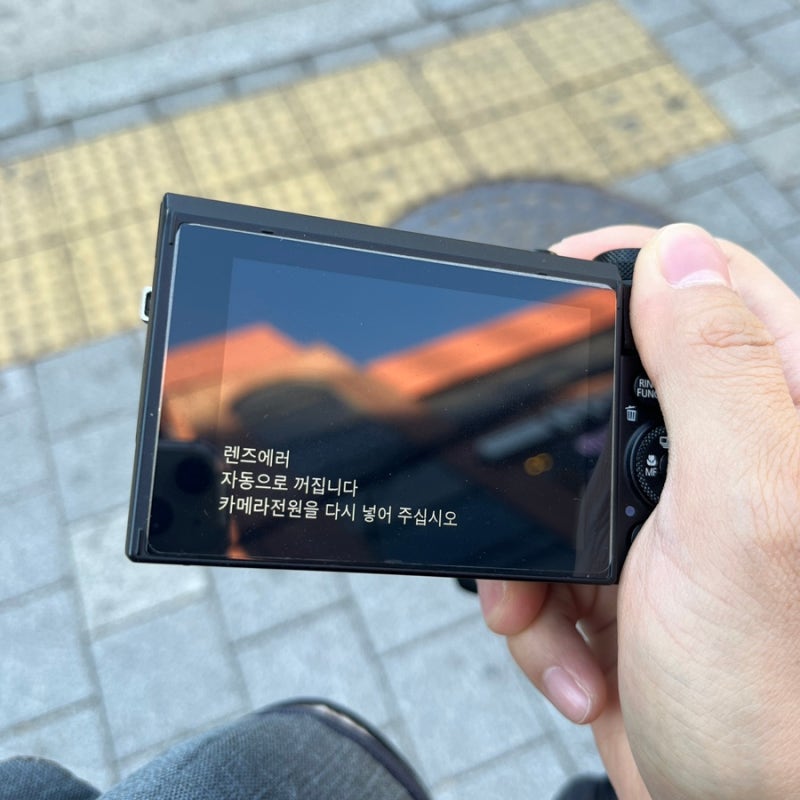 Canon G7X Mark2 AS입고 / 카메라렌즈에러