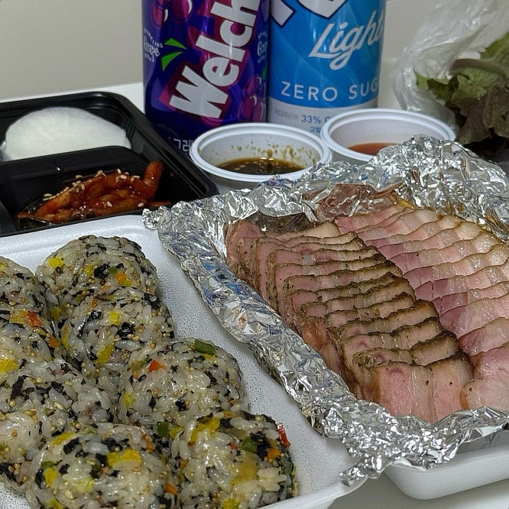  부산 사직동 맛집 오로지 훈제바베큐 포장 후기