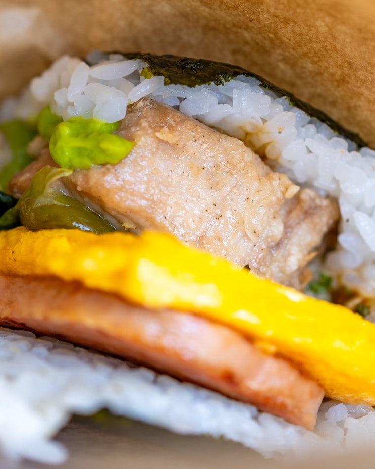  일본 오키나와 중부 아메리칸 빌리지 맛집, 포타마 포크타마고 오니기리 ポーたま 北谷アメリカンビレッジ店 by 석영작가