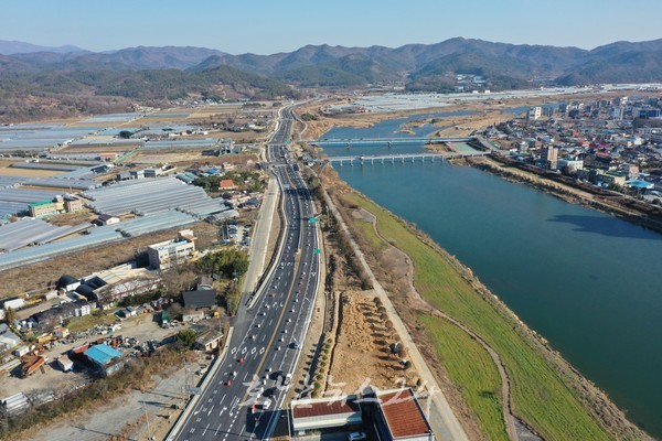  전남도, 나주 남평~화순 간 국지도 확포장공사 완료..12월 30일 전면 개통