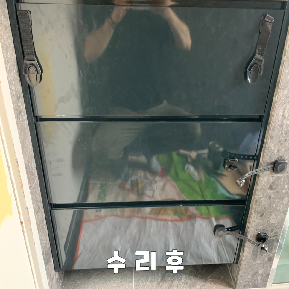 3단서랍장고장 레일교체가능 가구수리업체