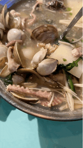  대구 교동 조개탕 술집 아쉬웠던 푸르른 해물술찜