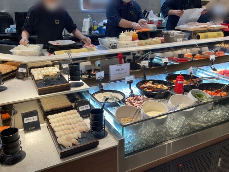  목포 하당 맛집 점심 평화광장 초밥 뷔페 고메스퀘어 주말 런치
