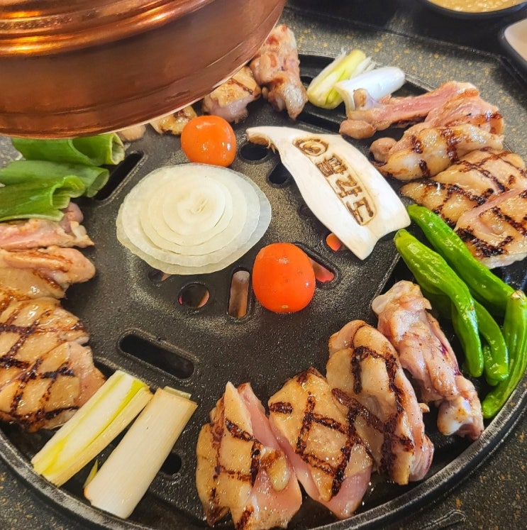  화명동 고기집 구워먹는 닭갈비 맛집 팔각도