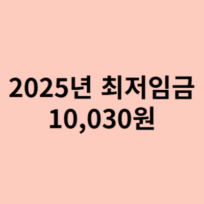 2025년 최저임금 10,030원, 소비와 고용에 미치는 영향 분석