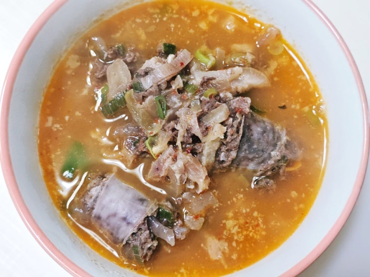  순대국 다대기 만들기