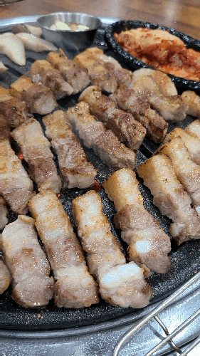  인천 구월동 삼겹살이 맛있는 고기집 인천시청역 맛집 화미소금구이