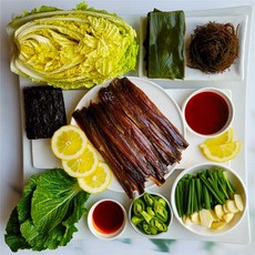  포항구룡포 삼대 손질 과메기와 신선한 야채, 쌈야채세트! 맛남의광장 백종원이 추천하는 현지 맛집