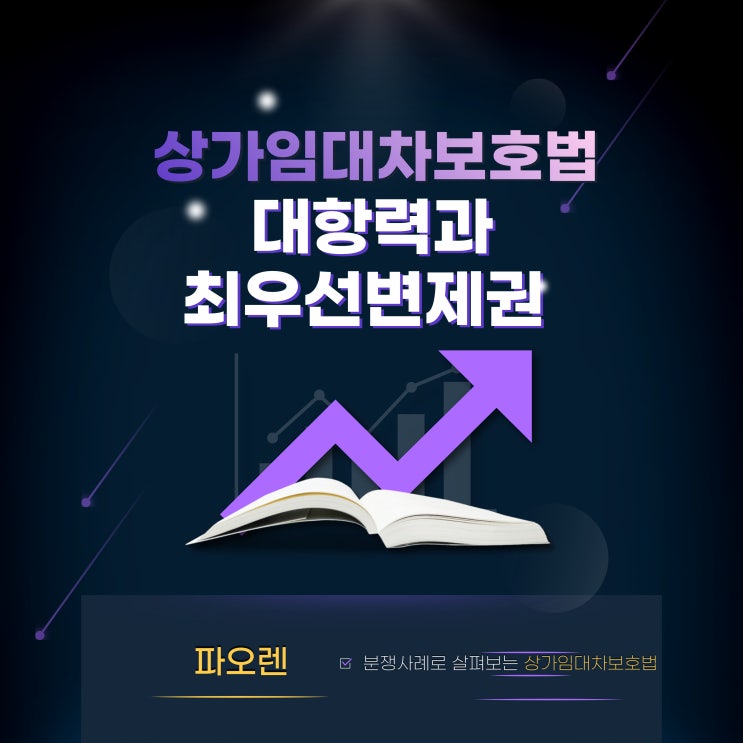  상가임대차보호법 : 대항력과 최우선변제권 사례
