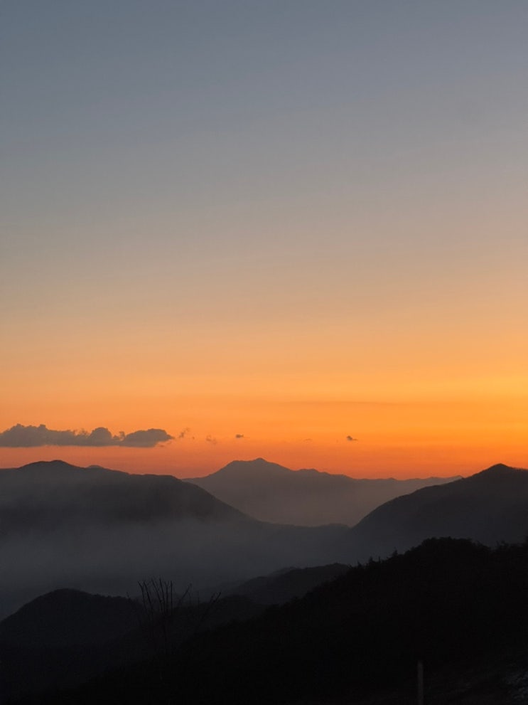  대구근교 해돋이 일출 장소 군위화산산성풍차전망대