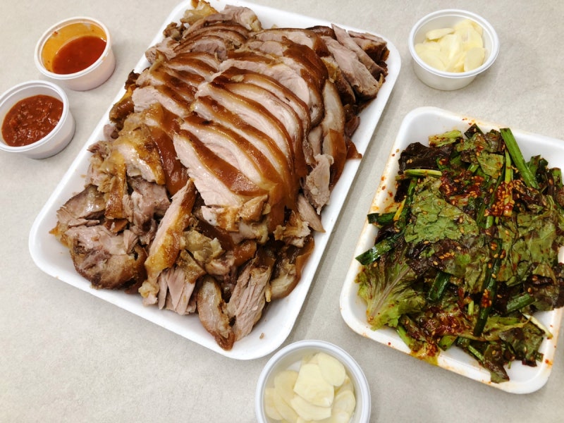마천중앙시장 족발맛집 '장충동한방족발 노랑앞치마' 맛있고 푸짐해요~!(온누리상품권 내돈....