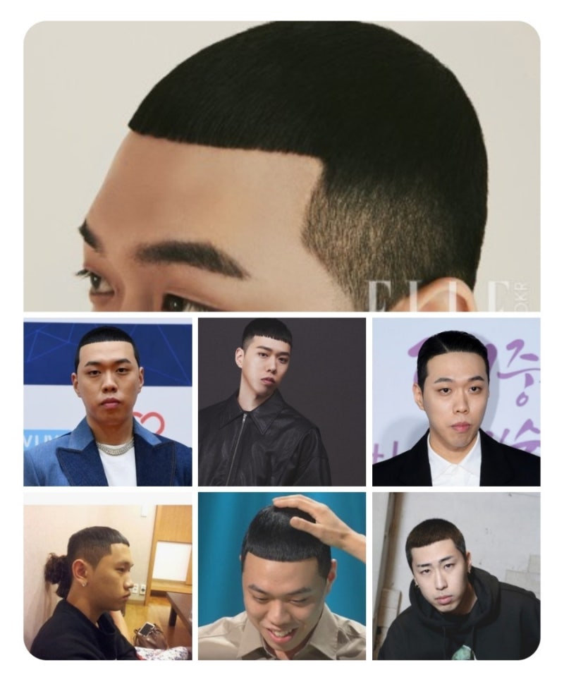 남자 짧은 머리스타일, 박서준 박재범 비와이 머리