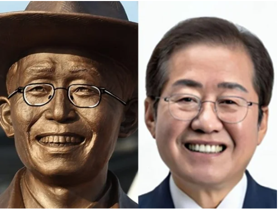 동대구역 박정희 동상 논란:박정희 아니고 홍준표였나??  "홍준표 닮았다" 민원과 비판 이어....