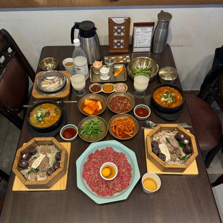 방이동 맛집 송파 추천 모임장소 '청와옥' 매력 갑 한식 순대국 밥집
