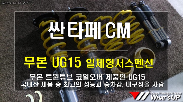  싼타페CM 무본 UG15 일체형서스펜션 작업