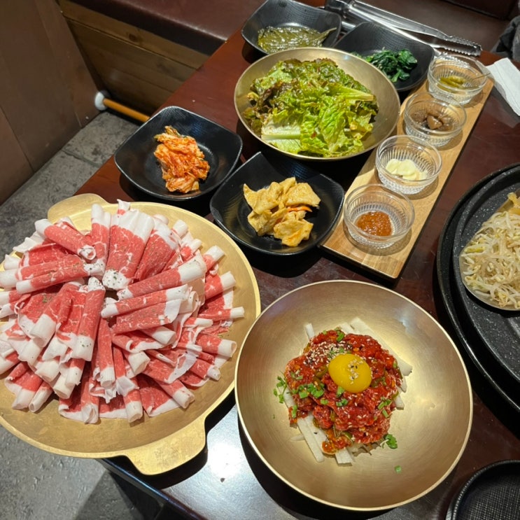  상무지구고기집 추천 상무 차돌집 주차, 추천메뉴까지(김치맛집..)
