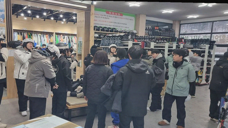  무주스키장에서 가족과 함께 실크로드스키샵에서 최고의 겨울 휴가를 만끽하다