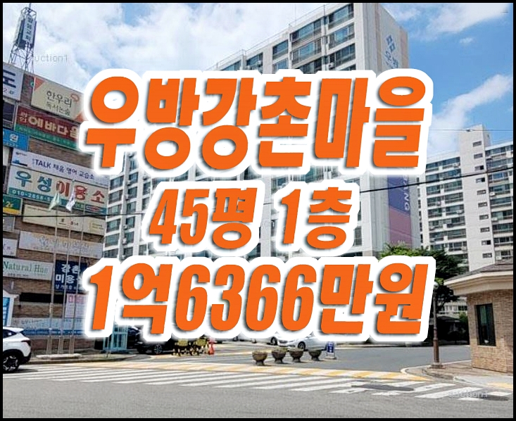 대구동구 방촌동 우방강촌마을 아파트경매 45평형 대구동구 방촌동 우방강촌마을 아파트경매 45평형