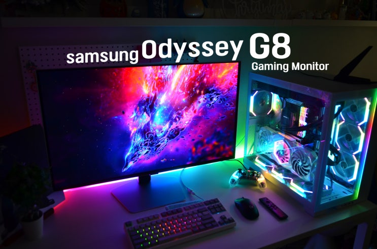  쓰면 쓸수록 감격! 4K게이밍 모니터 오디세이 G8 추천이유