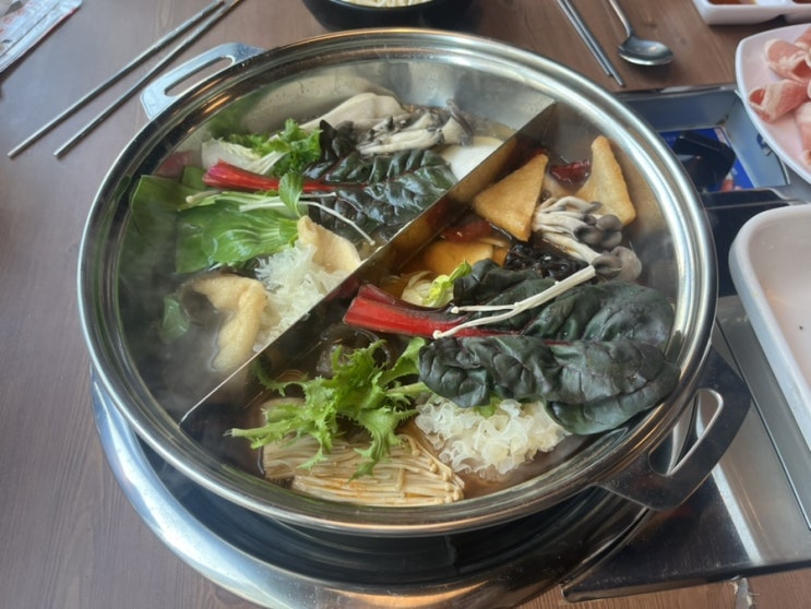  동백샤브샤브 맛집 동백본가 용인동백본점, 점심 특선 오리 샤브샤브 후기!