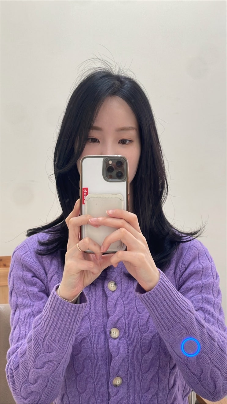  대치동 미용실 꿈체헤어 겨울철 블랙브라운 염색 후기