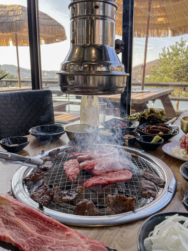  오남읍 맛집 토종한우마을, 호수뷰와 함께 즐기는 최상급 한우의 맛!